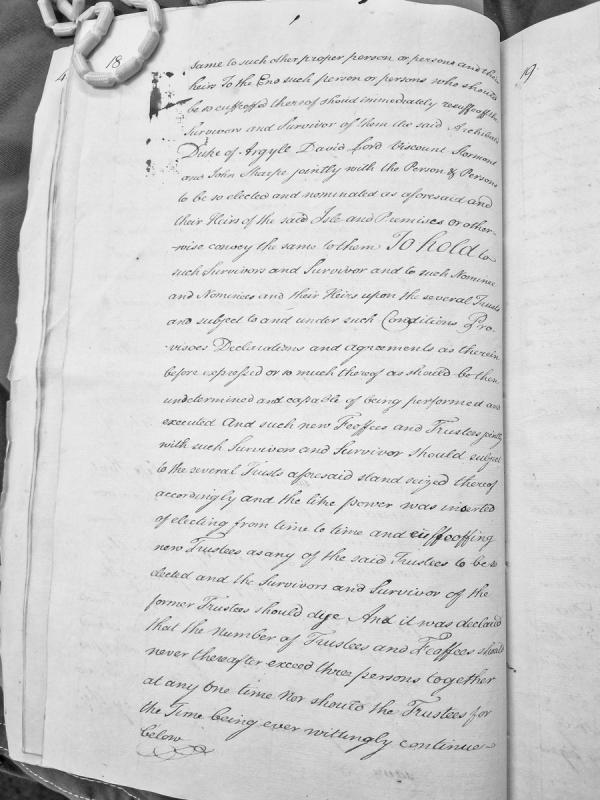 Enfeoffment and trusteeship provisions for Isle of Man property