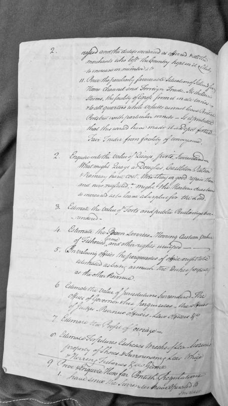 Instructions for valuing surrendered Manx properties and rights