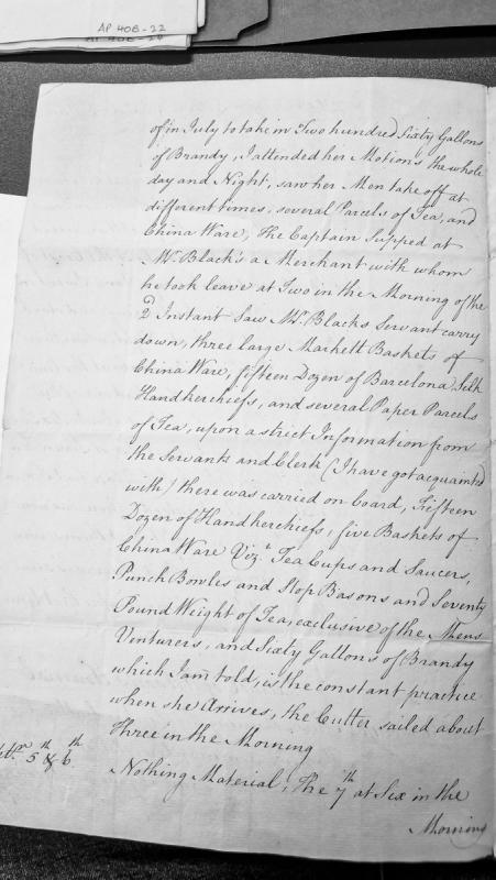 Observation of illicit cargo loading onto a vessel in July