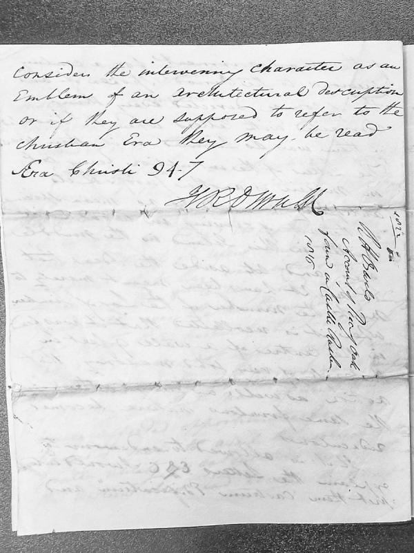 Fragment discussing architectural symbolism and Christian Era dating