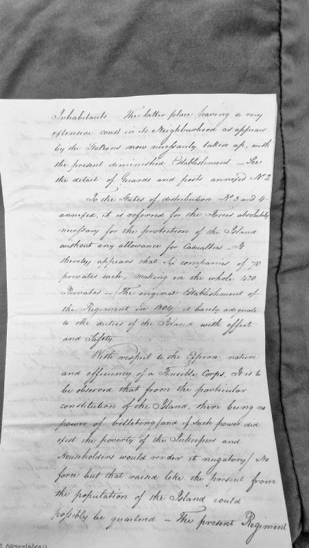 Military establishment and garrison requirements for Isle of Man defence