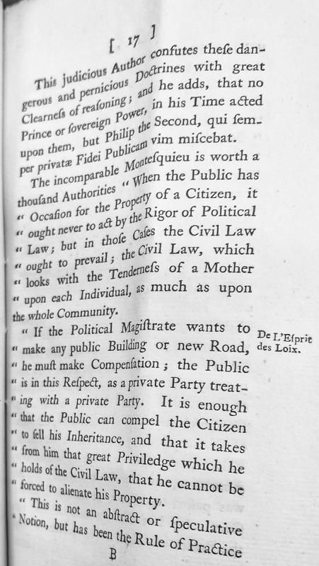 Philosophical discourse on public and civil law regarding property rights