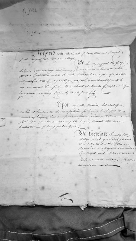 Memorial petitioning an august body to consider a proposed scheme for constitutional improvements