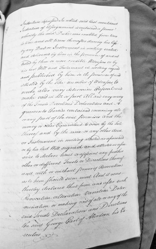 Indenture concerning Duke's powers of revocation and appointment of trusts