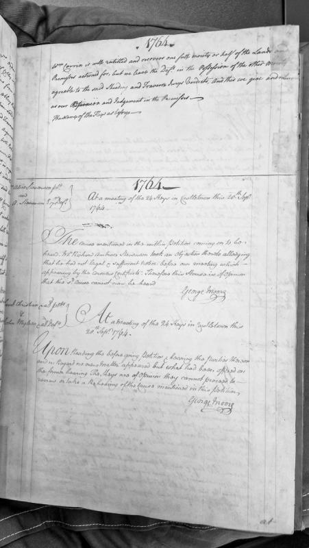 House of Keys decisions on two petitions regarding notice and rehearing